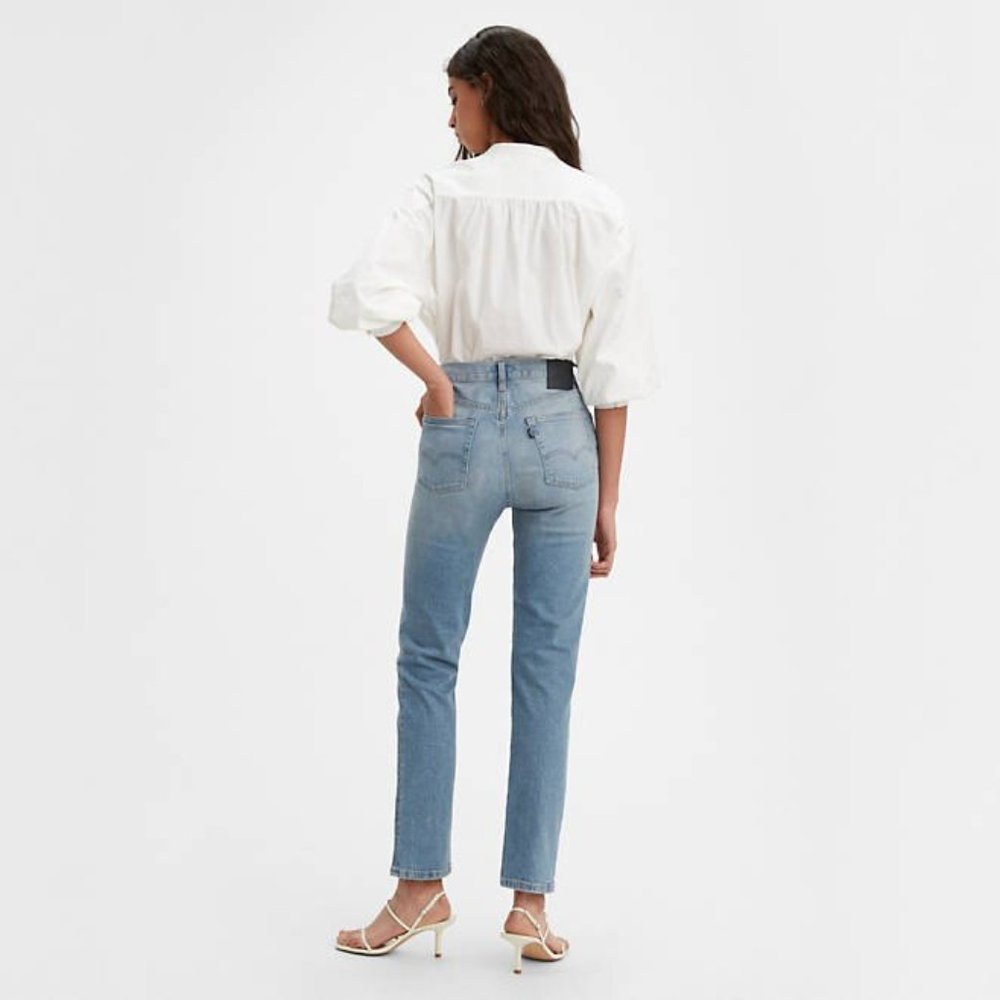 Levi's Women's 501 Original Fit Jeans, Indigo - Picture 4 of 5